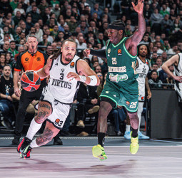 Panathinaikos Athens corta su mala racha en la EuroLeague y doblega a Virtus Bologna, 84-71