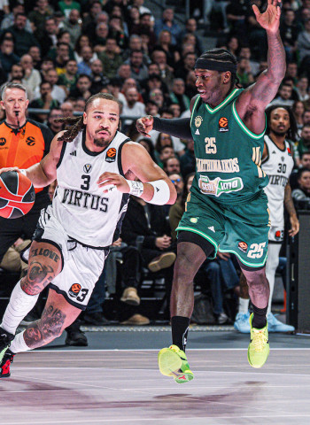 Panathinaikos Athens corta su mala racha en la EuroLeague y doblega a Virtus Bologna, 84-71