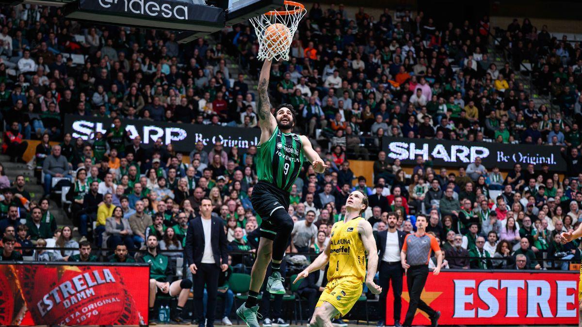 Rubio lidera la coral victoria del Joventut ante La Laguna Tenerife, 78-67