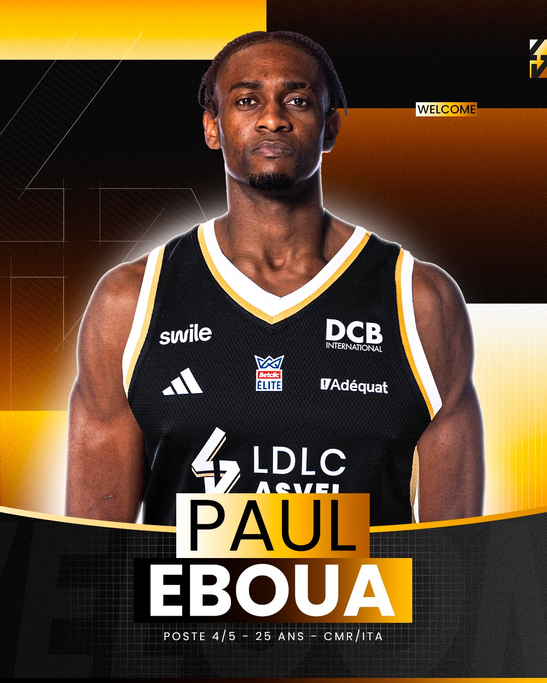 LDLC ASVEL refuerza su juego interior con la llegada de Paul Eboua