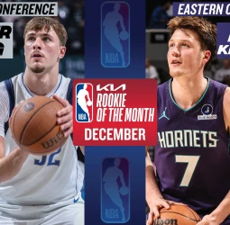 Cooper Flagg y Kon Knueppel, Rookies of the Month de la NBA en diciembre
