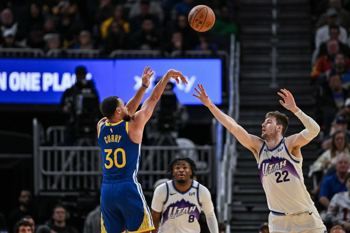 NBA | Stephen Curry regresa con 31 puntos y lidera la reacción de los Warriors ante Utah Jazz (123-114)