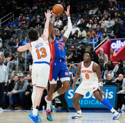NBA: Cade Cunningham dirige la exhibición de Detroit Pistons ante New York Knicks (121-90)