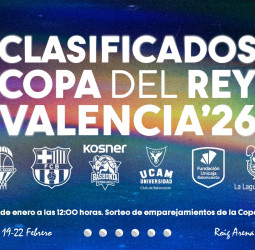 La Copa del Rey Valencia 2026 ya conoce a sus 8 aspirantes: Este lunes, sorteo