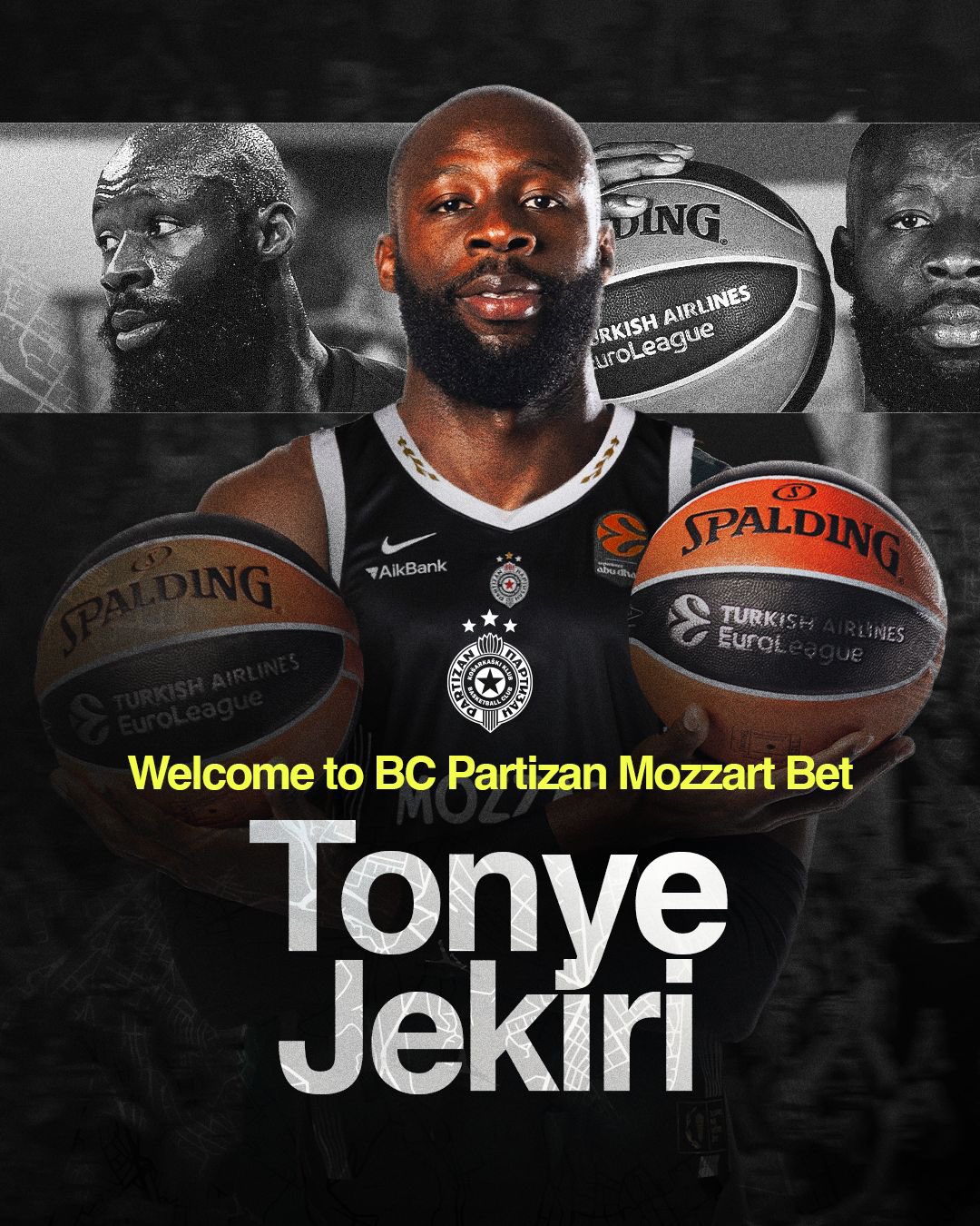 Partizan refuerza su juego interior con Tonye Jekiri y gana músculo en la pintura