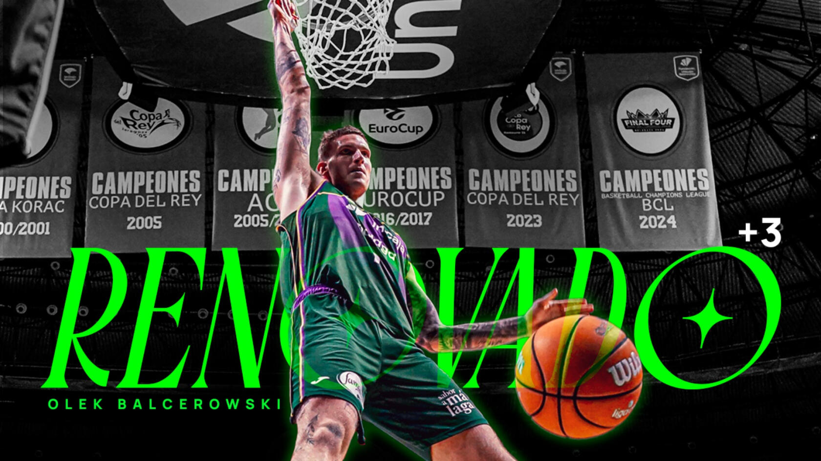 Balcerowski renueva: "Quiero seguir mejorando en Málaga"