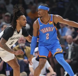 NBA | Shai Gilgeous-Alexander lidera a los Oklahoma City Thunder en su primer triunfo del curso ante San Antonio Spurs (119-98)