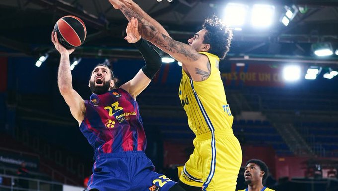 El Barça sigue creciendo y derrota al Maccabi en un Palau vacío (93-83)