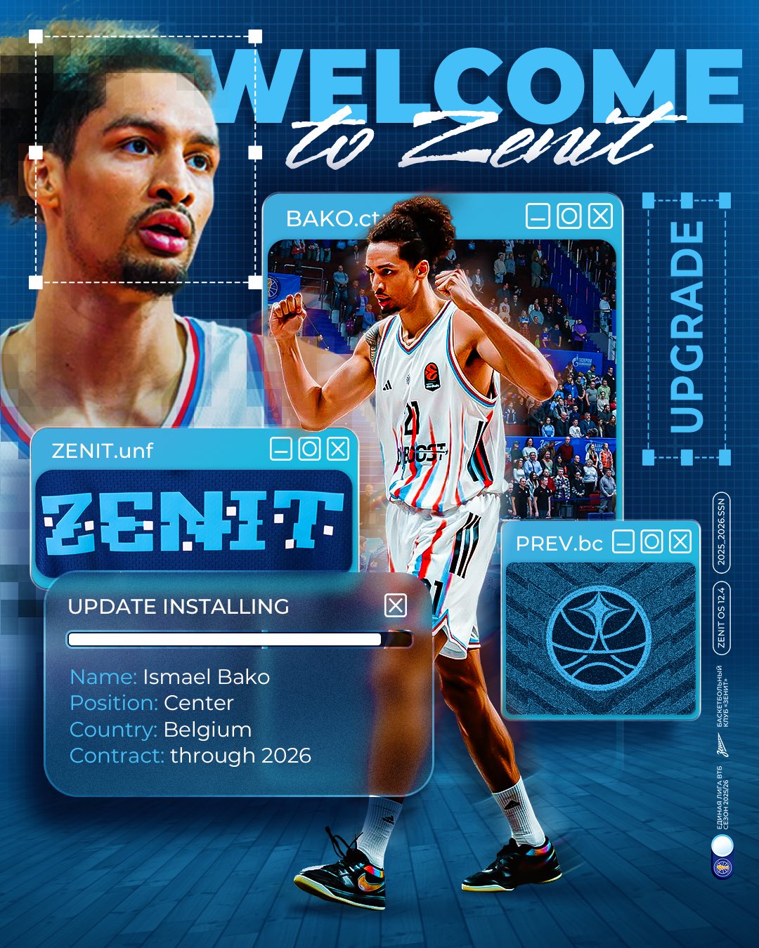 Ismael Bako deja Paris Basketball y refuerza a Zenit hasta el final de la temporada