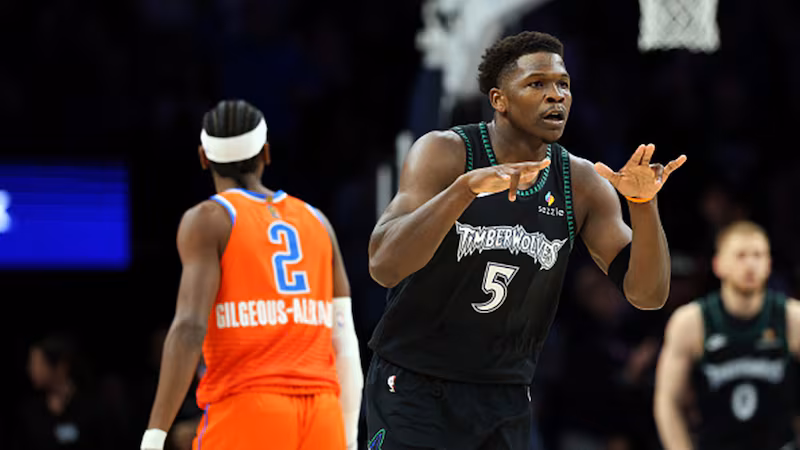 NBA | Los Timberwolves castigan desde el triple a los Thunder y encarrilan el partido desde el inicio (123-111)