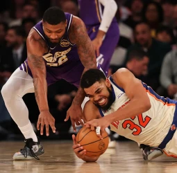 NBA: New York Knicks frenan a Los Angeles Lakers y se imponen en el Madison Square Garden (112-100)