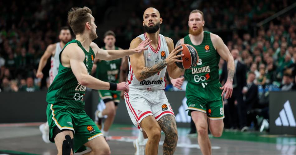 EuroLeague: Zalgiris derrota 99-94 a Olympiacos en un thriller de 50 minutos en Kaunas