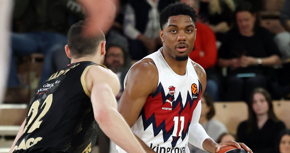 EuroLeague: Monaco corta su racha negativa ante Baskonia con un sólido cierre, 102-92