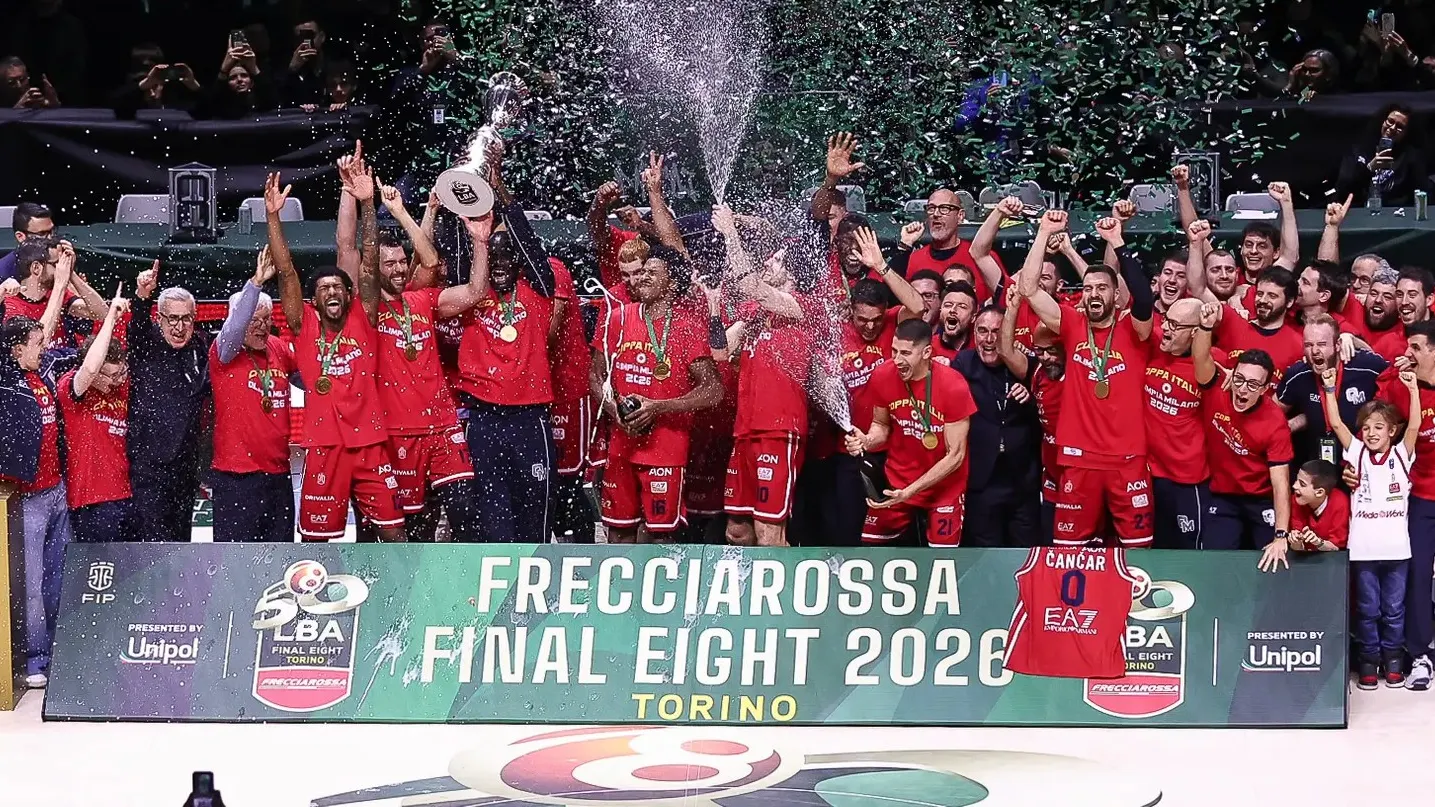 EA7 Emporio Armani Milan gana la Copa de Italia 2026 tras remontar a Derthona Tortona (85-77) y logra su noveno título