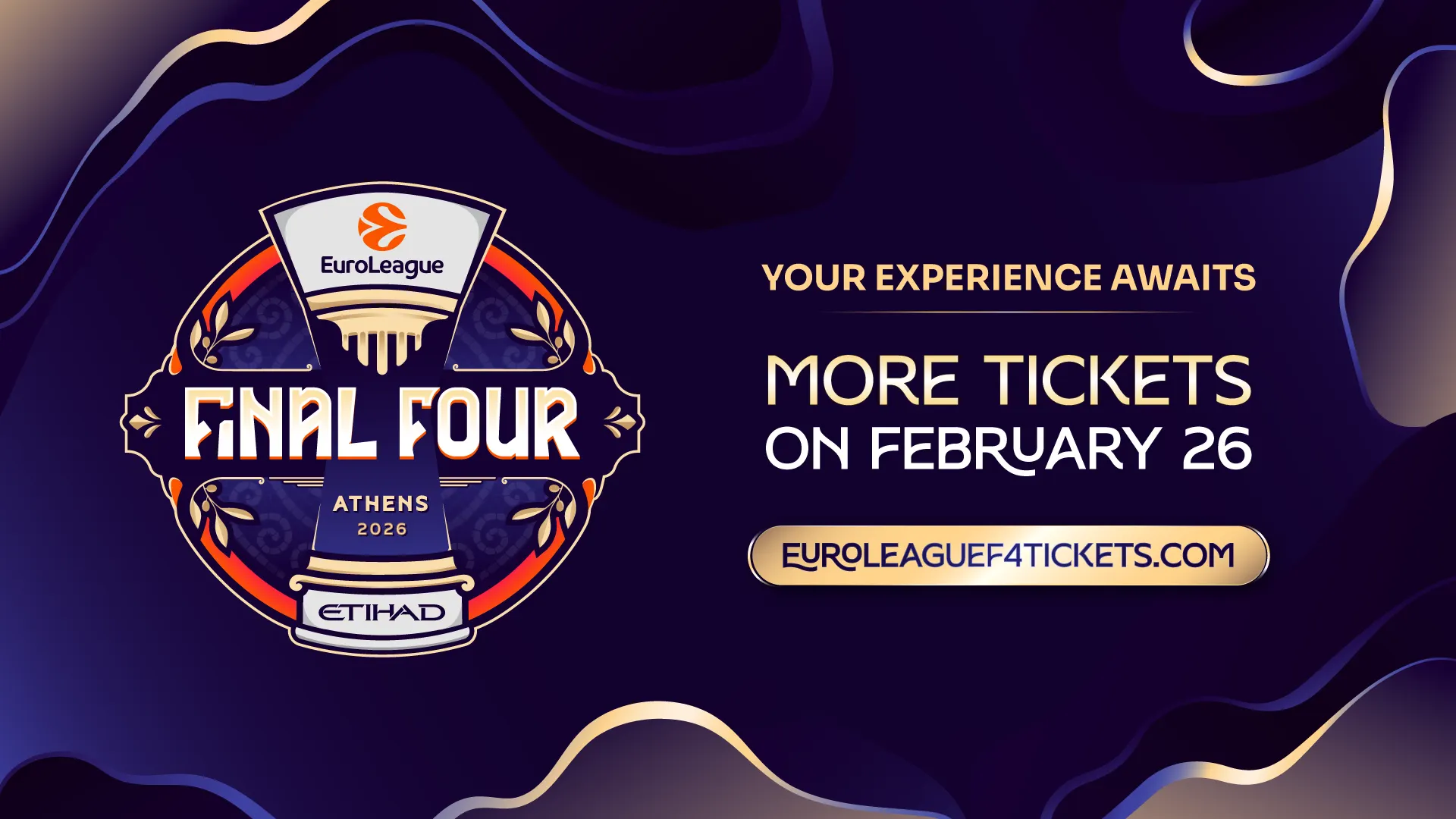 Final Four de la EuroLeague 2026: la Fase 2 de la venta de entradas arranca el 26 de febrero