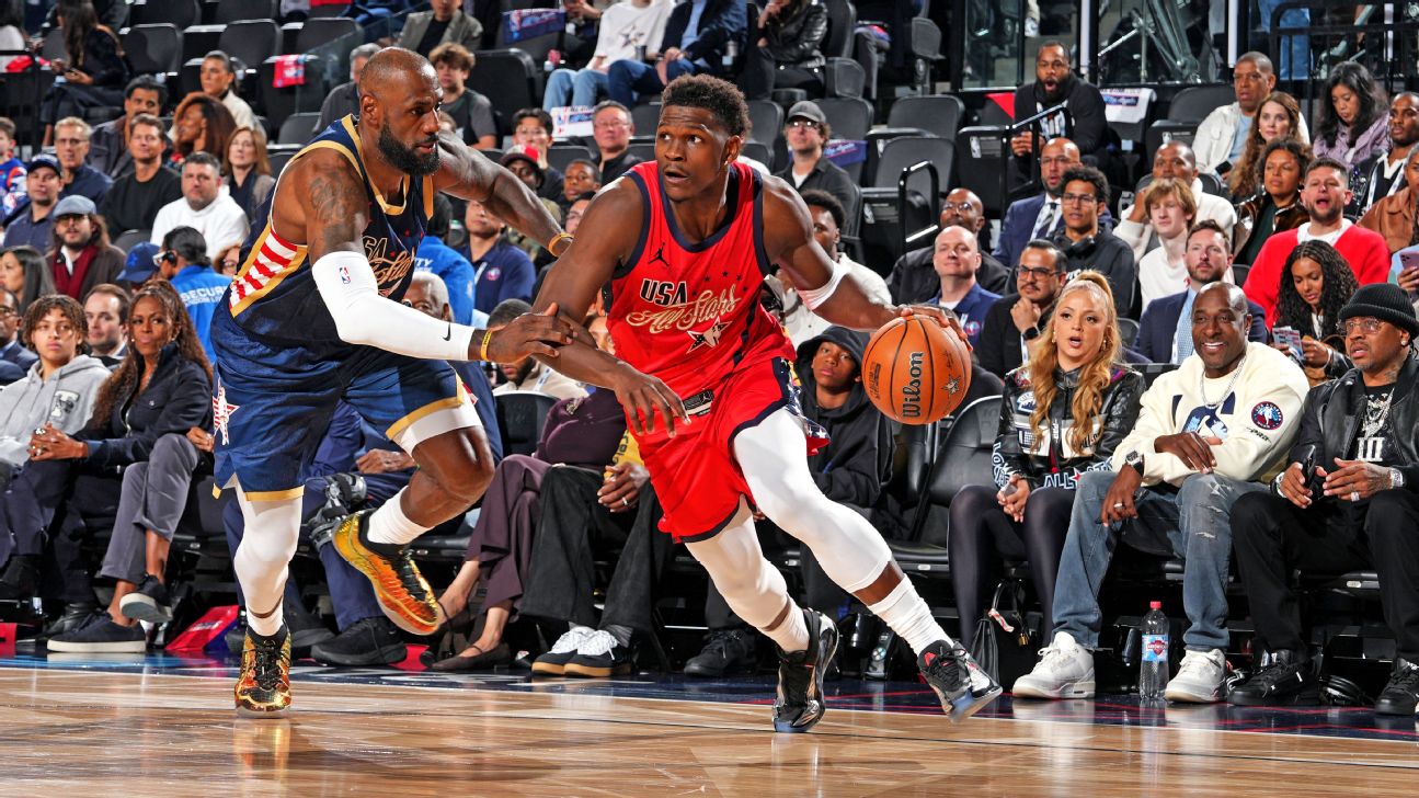 NBA All-Star Game: Anthony Edwards, MVP en el estreno del formato Estados Unidos vs Mundo