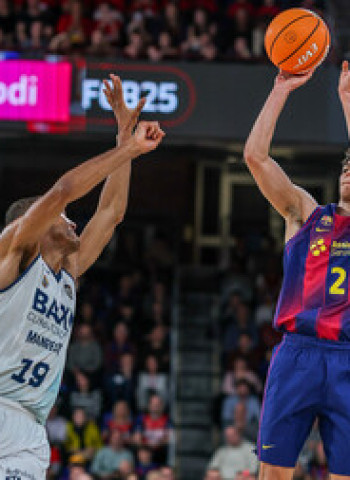 El Barça supera con autoridad al Baxi Manresa (97-60)