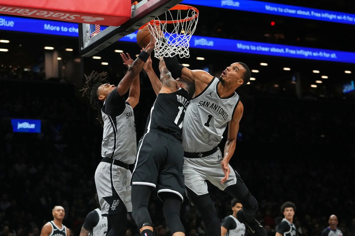 NBA: San Antonio Spurs (126-110) Brooklyn Nets | Julian Champagnie lidera la undécima victoria consecutiva de los Spurs