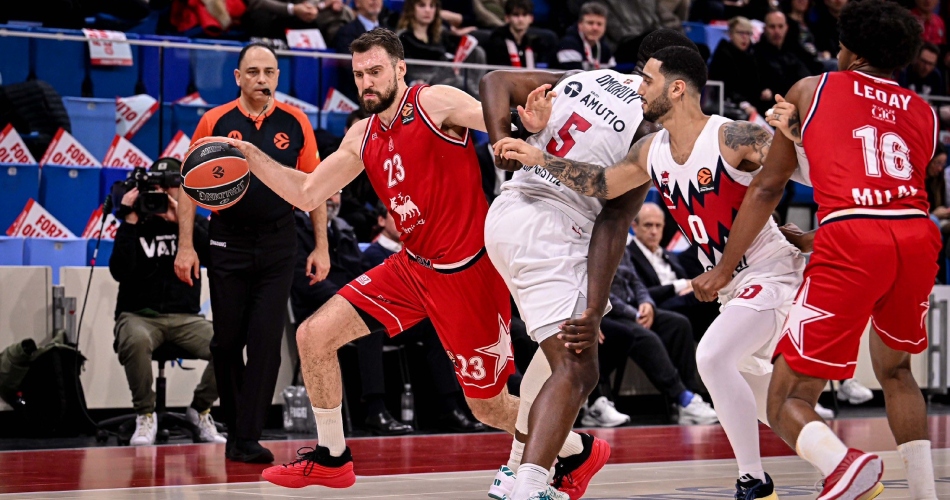 El Baskonia se desploma en Milán tras una desconexión defensiva fatal en la Euroleague, 109-89