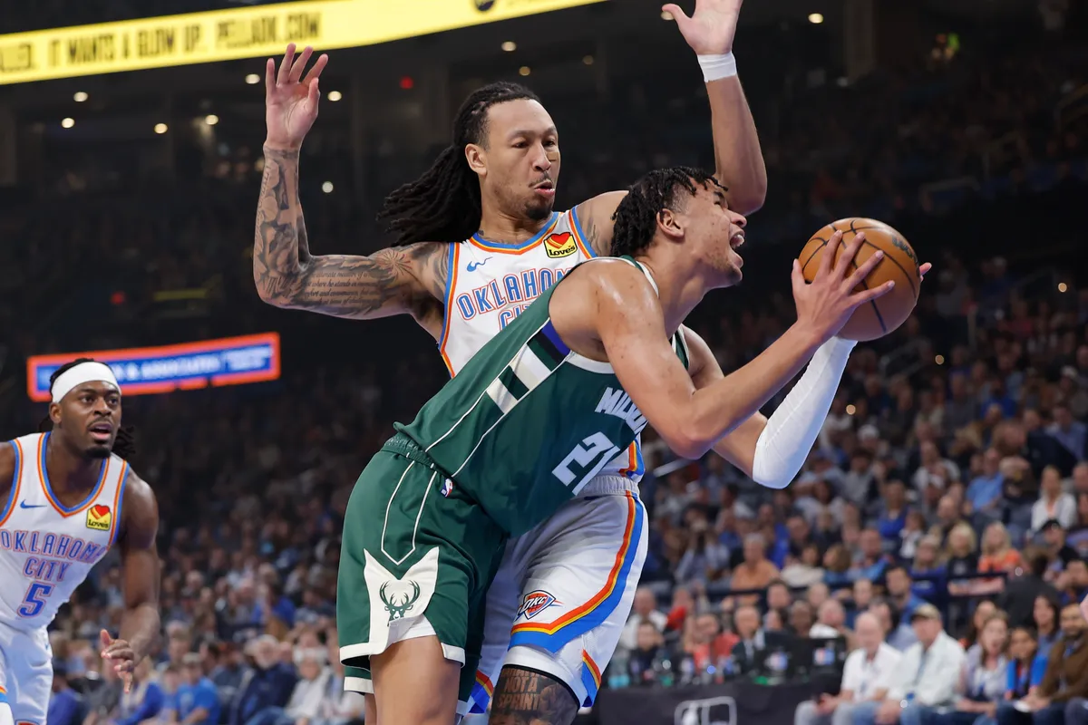 NBA: Ousmane Dieng impulsa a los Milwaukee Bucks ante Oklahoma City Thunder (110-93)