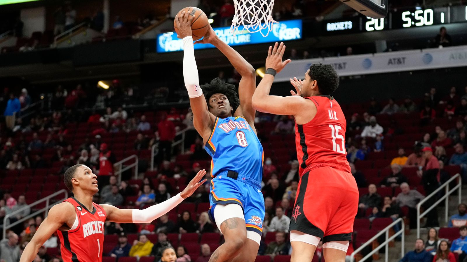 NBA: Houston Rockets reaccionan tras el descanso y superan a Oklahoma City Thunder (112-106)