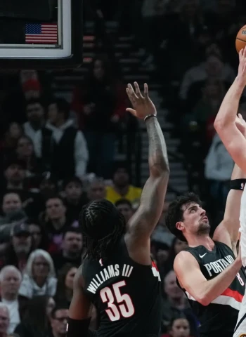 NBA: Nikola Jokić lidera la mayor exhibición visitante de Denver Nuggets (157-103) ante Portland Trail Blazers