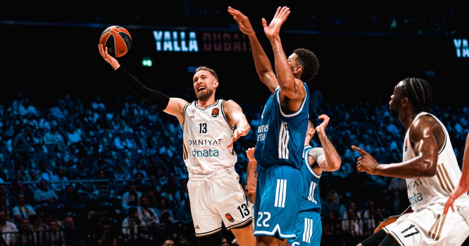 Dubai se hace fuerte en la Coca-Cola Arena y tumba al Real Madrid con Musa al frente (93-85)