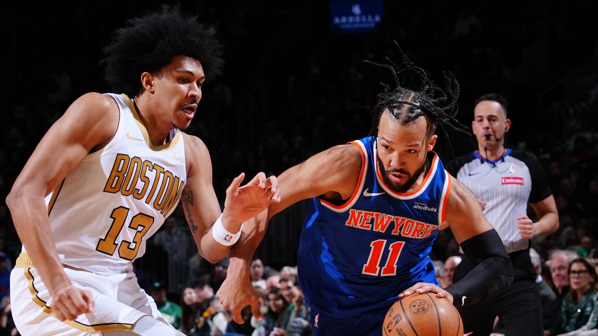 NBA: Jalen Brunson marca el ritmo y los New York Knicks frenan a los Boston Celtics en el TD Garden (111-89)