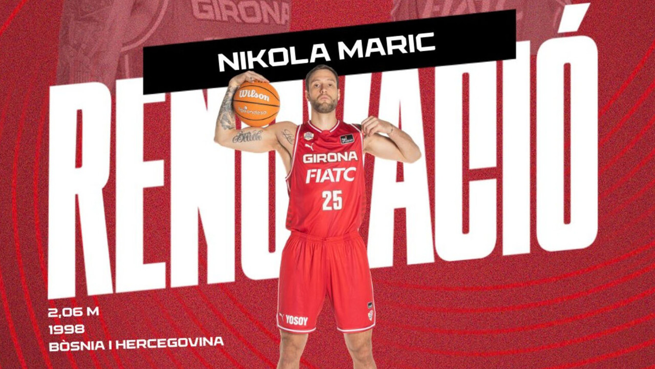 Nikola Maric renueva con el Bàsquet Girona