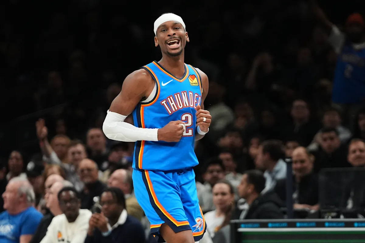 NBA: Shai Gilgeous-Alexander lidera a Oklahoma City Thunder (121-92) ante Brooklyn Nets y firma su décima victoria consecutiva