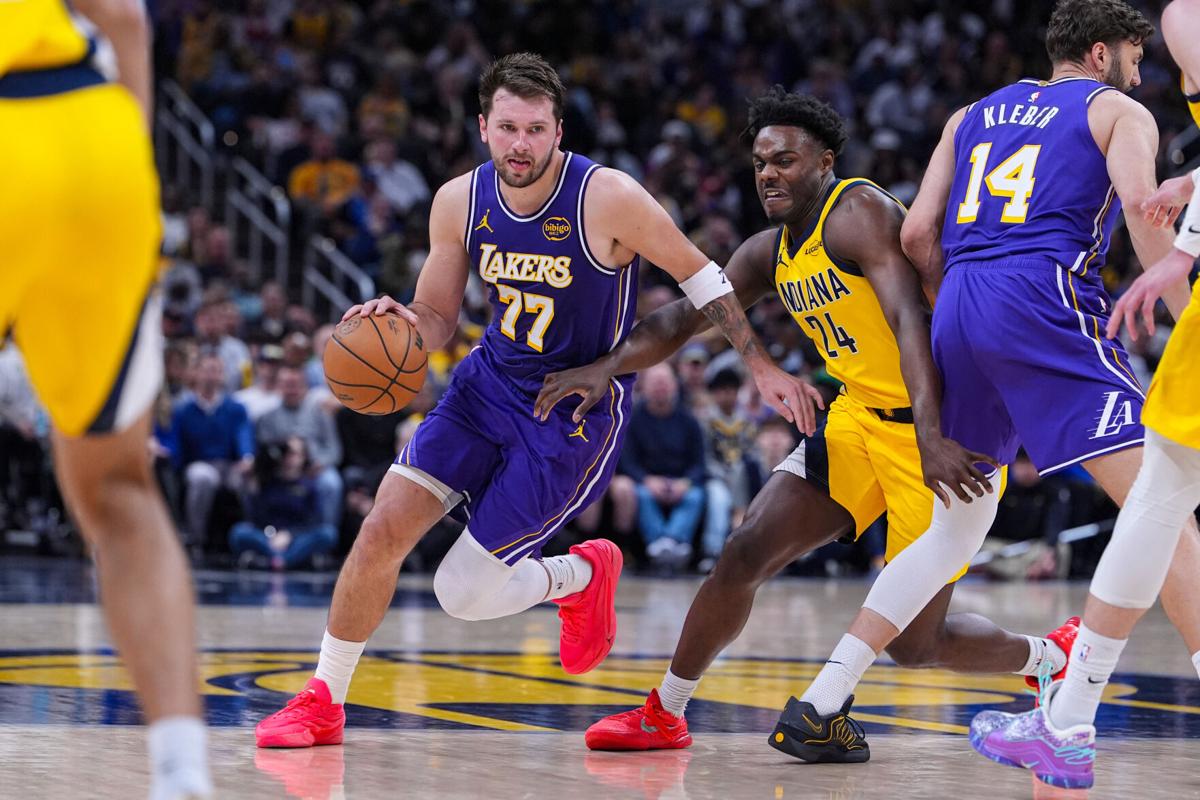 NBA: Luka Dončić firma 43 puntos y lidera el triunfo de Los Angeles Lakers ante Indiana Pacers (137-130)