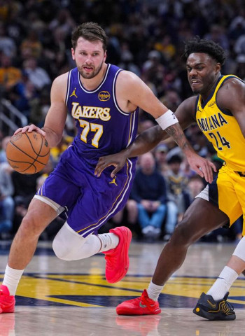 NBA: Luka Dončić firma 43 puntos y lidera el triunfo de Los Angeles Lakers ante Indiana Pacers (137-130)