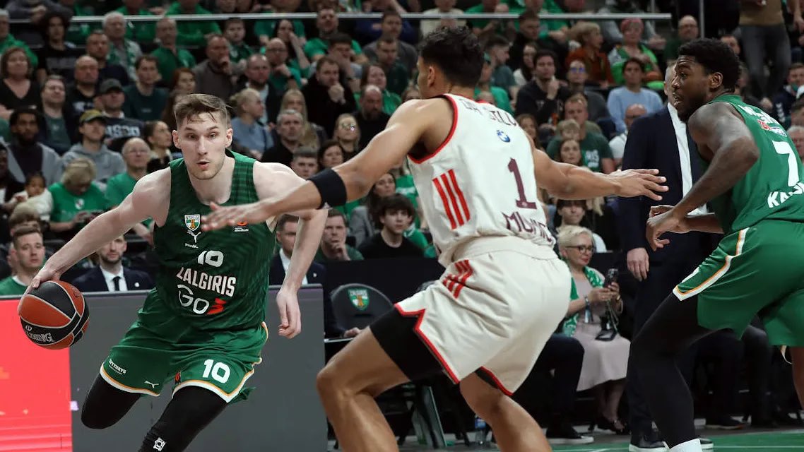 EuroLeague: Zalgiris Kaunas supera al Bayern Munich (78-71) y refuerza su posición en la lucha por el Playoff