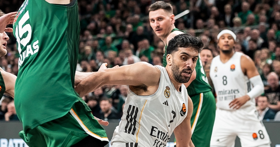 EuroLeague: Zalgiris Kaunas castiga a Real Madrid (87-85) en un final decidido desde el tiro libre y un último lanzamiento blanco fallido