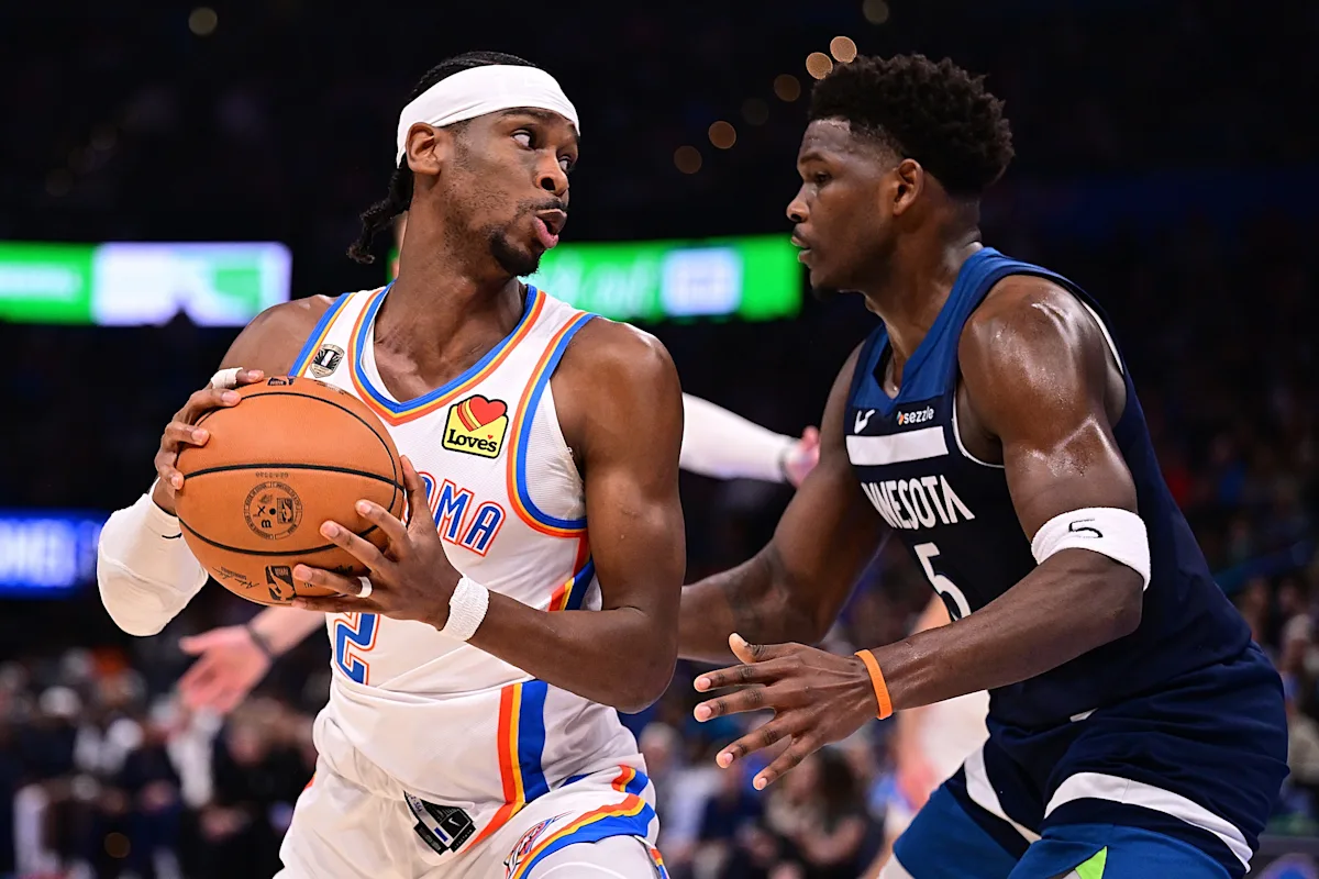 NBA: Oklahoma City Thunder supera a Minnesota Timberwolves (116-103) y Shai Gilgeous-Alexander extiende a 128 su racha histórica