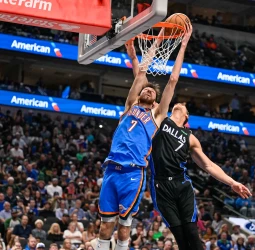 NBA: Oklahoma City Thunder (100-87) Dallas Mavericks | Shai Gilgeous-Alexander mantiene su histórica racha y consolida a OKC en la cima