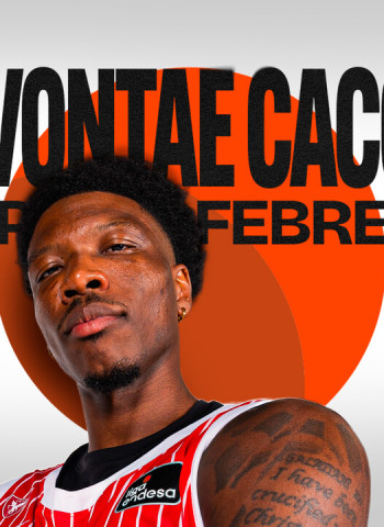 Devontae Cacok, MVP de febrero