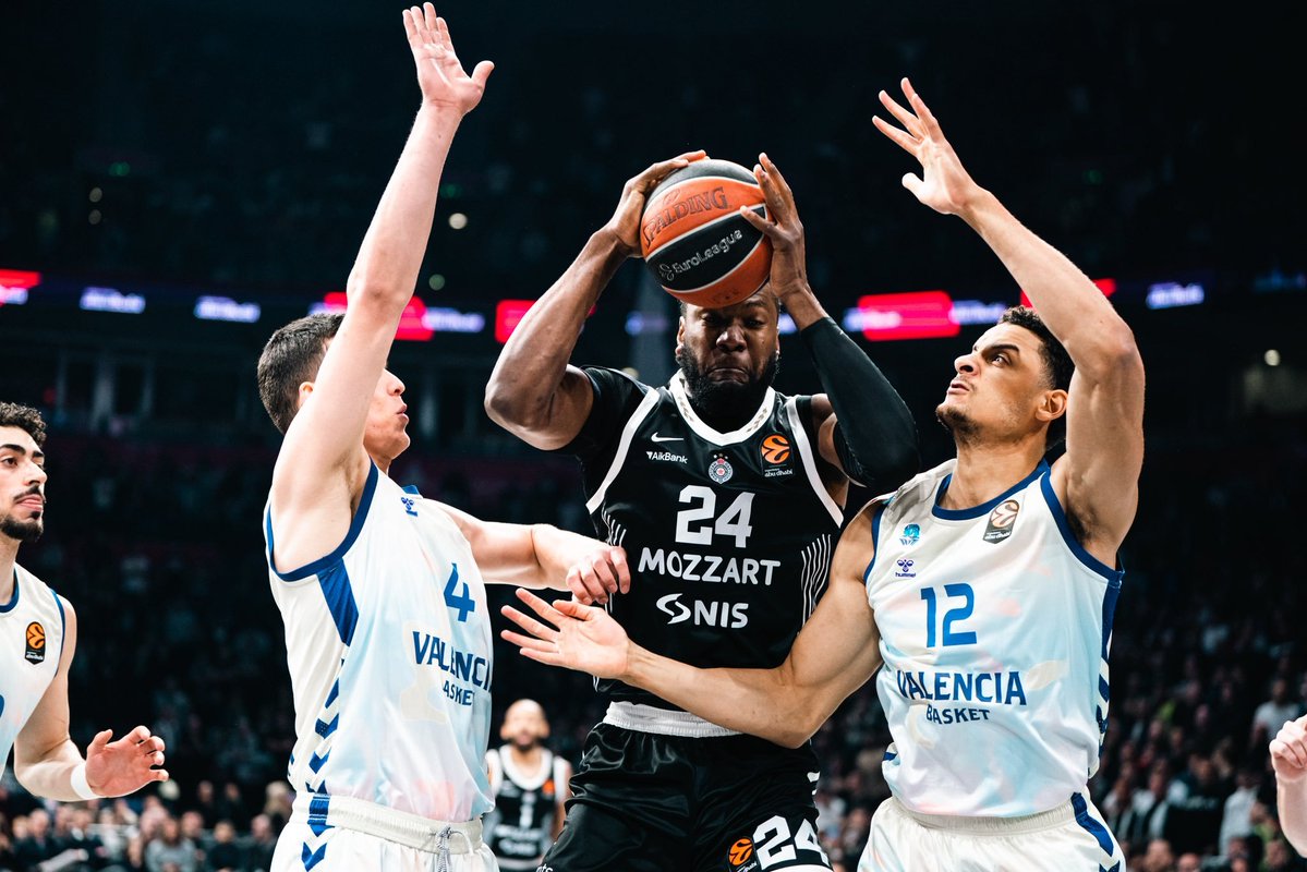 EuroLeague: Partizan remonta ante Valencia Basket y se impone tras dos prórrogas en Belgrado (110-104)