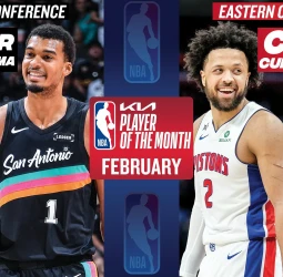 NBA: Victor Wembanyama y Cade Cunningham, Jugadores del Mes de febrero
