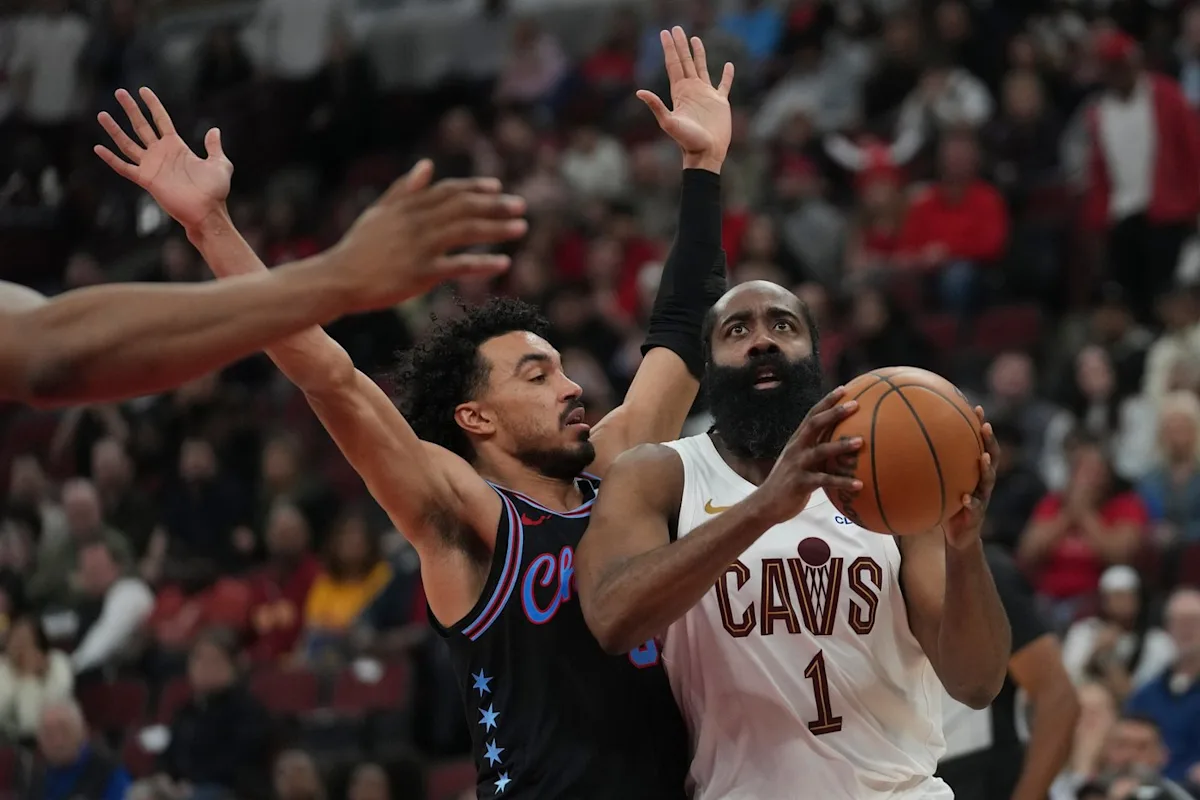 NBA: Cleveland Cavaliers sobreviven (115-110) ante Chicago Bulls tras dilapidar +29 y con James Harden decisivo en el cierre