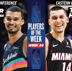 NBA: Victor Wembanyama y Tyler Herro, Jugadores de la Semana en las conferencias Oeste y Este