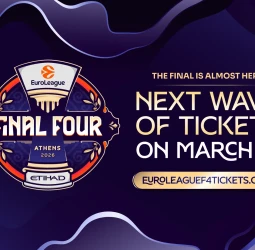 Las ventas de entradas de la Fase 3 para la 2026 EuroLeague Final Four Athens presented by Etihad comenzarán el 17 de marzo.