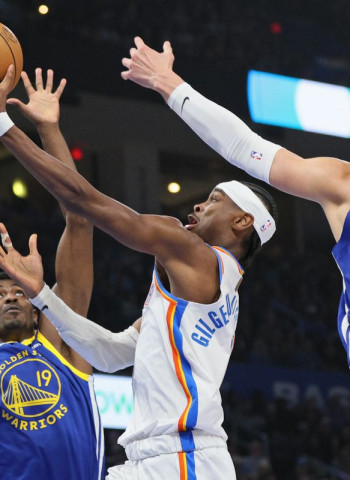 NBA: Shai Gilgeous-Alexander lidera a Oklahoma City Thunder ante Golden State Warriors (104-97) y firma la quinta victoria consecutiva