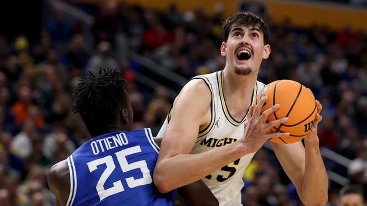 Aday Mara vuelve a imponer su ley y Michigan avanza al Sweet Sixteen del March Madness