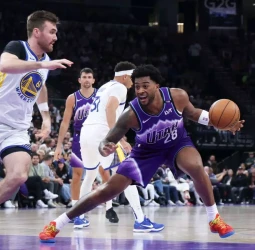 NBA: Utah Jazz (119-116) Golden State Warriors | Brice Sensabaugh y el triple decisivo de Blake Hinson sorprenden a unos Warriors mermados