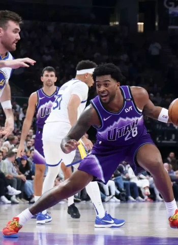NBA: Utah Jazz (119-116) Golden State Warriors | Brice Sensabaugh y el triple decisivo de Blake Hinson sorprenden a unos Warriors mermados