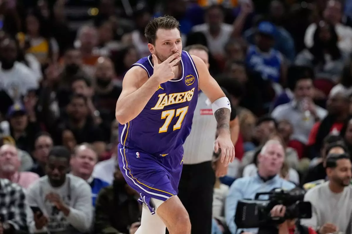 NBA: Luka Dončić firma 41 puntos y los Angeles Lakers superan a Brooklyn Nets (116-99)