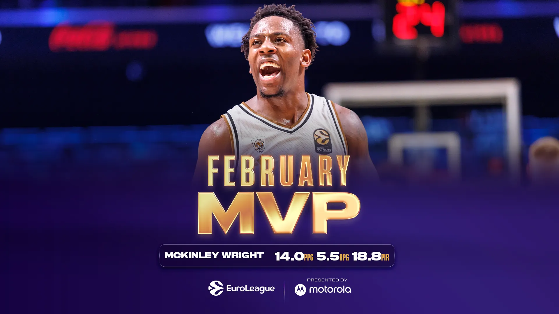 McKinley Wright se asegura el MVP de la EuroLeague en febrero
