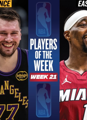 Luka Dončić y Bam Adebayo, Jugadores de la Semana en la NBA