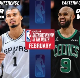 NBA: Victor Wembanyama y Derrick White, elegidos Mejores Defensores del Mes de febrero